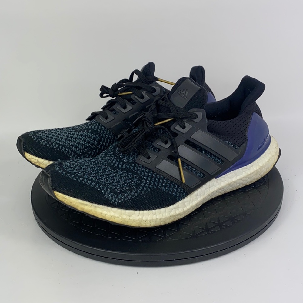 Adidas Ultra Boost 1.0 OG Black/Purple Running Shoes B27172 Women's Size 10